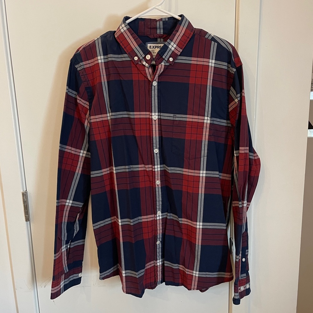 Express Men’s button up shirt - Size Large